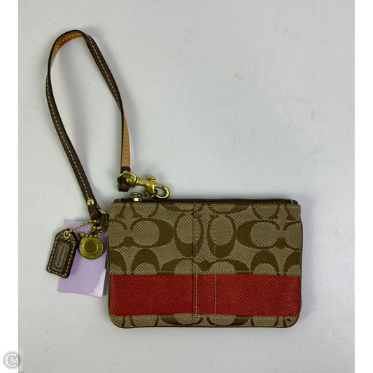 Wristlet Designer By Coach, Size: Small