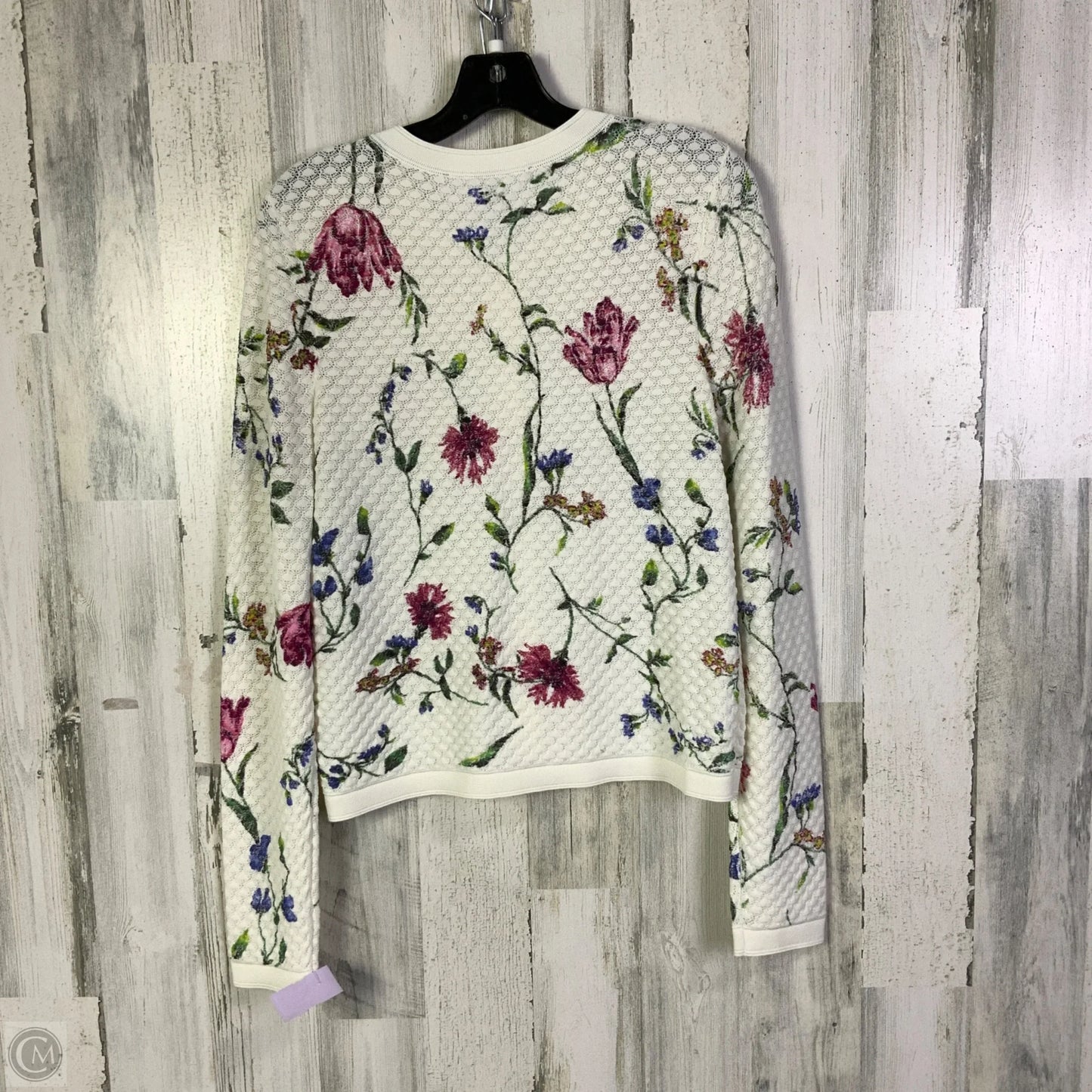 Cardigan By White House Black Market In White, Size: L