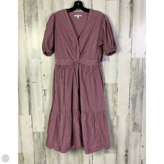 Dress Casual Midi By Free Assembly In Pink & Red, Size: M
