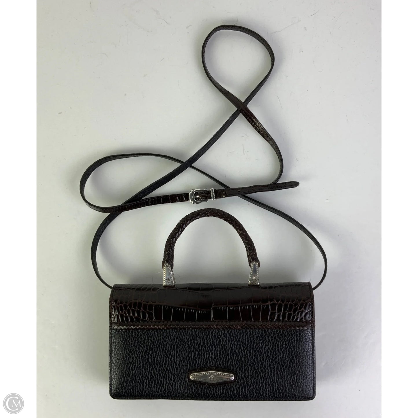 Crossbody Leather By Brighton, Size: Small
