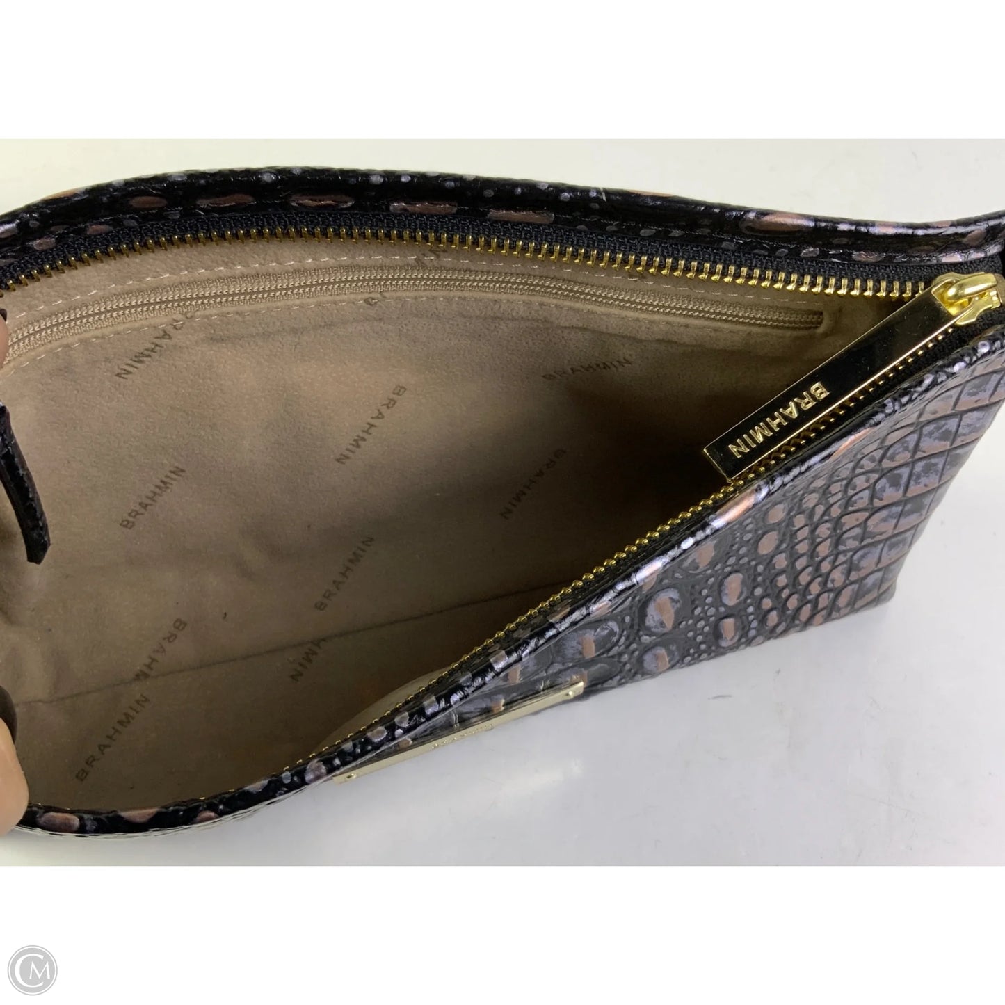 Wristlet Designer By Brahmin, Size: Large