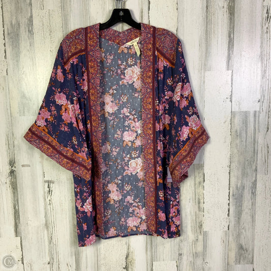 Kimono By Matilda Jane In Blue & Pink, Size: S