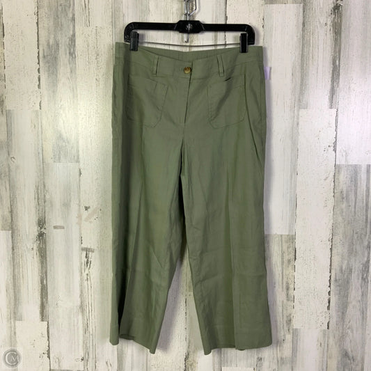 Pants Linen By J. Jill In Green, Size: 8p