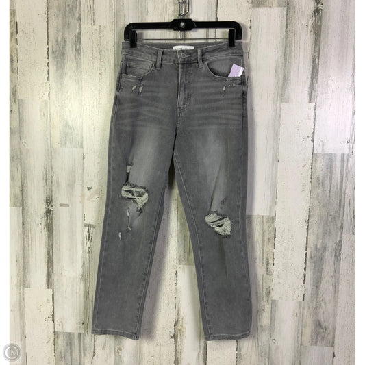 Jeans Boyfriend By Flying Monkey In Grey, Size: 4