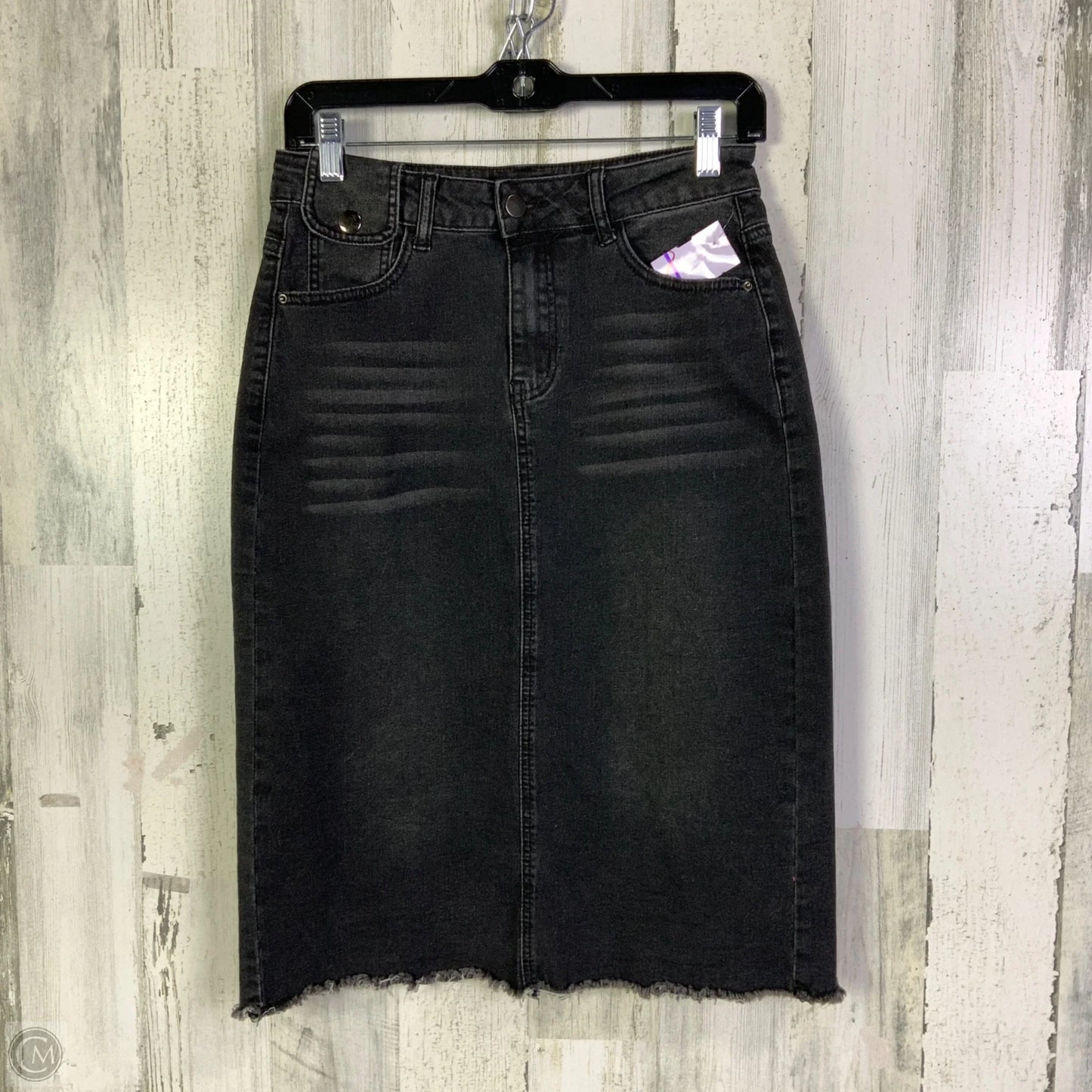Skirt Midi By Allegra K In Grey, Size: 4