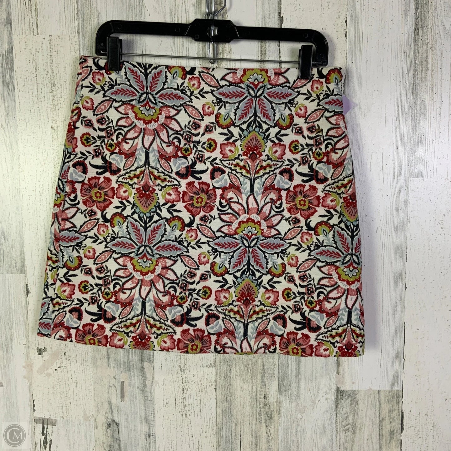 Skirt Mini & Short By Loft In Pink & Red, Size: 6