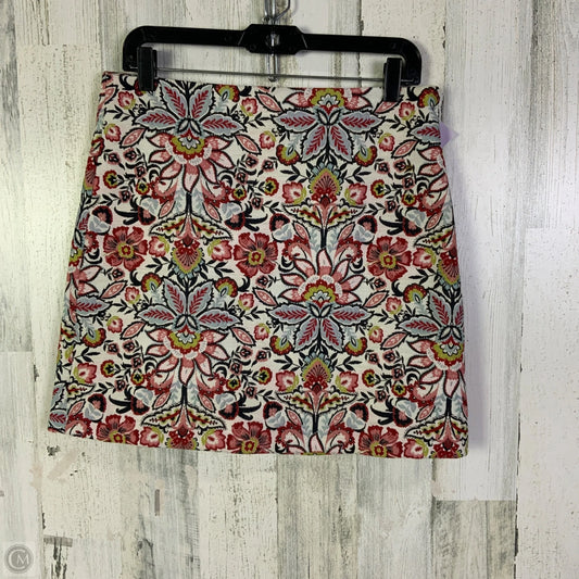 Skirt Mini & Short By Loft In Pink & Red, Size: 6