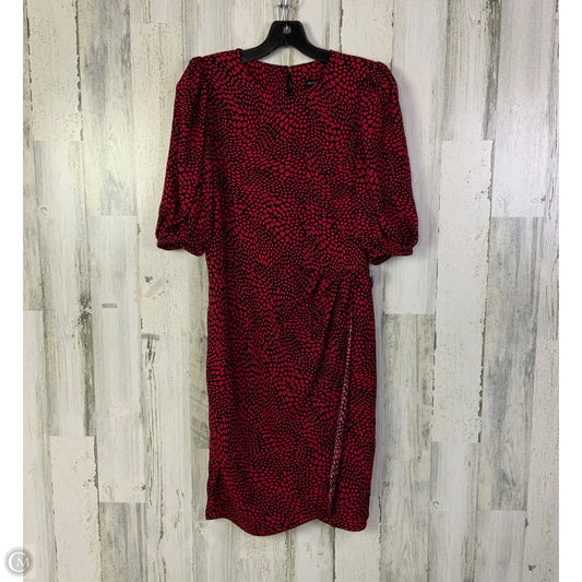 Dress Work By Banana Republic In Black & Red, Size: L