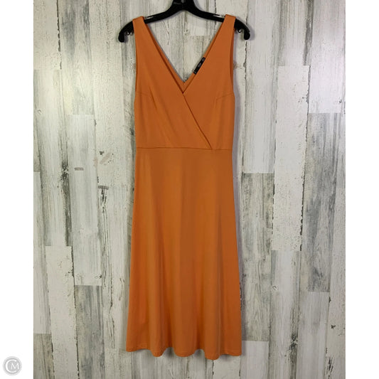 Dress Casual Midi By Mng In Orange, Size: S