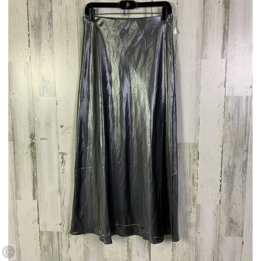 Skirt Maxi By Clothes Mentor In Silver, Size: 4