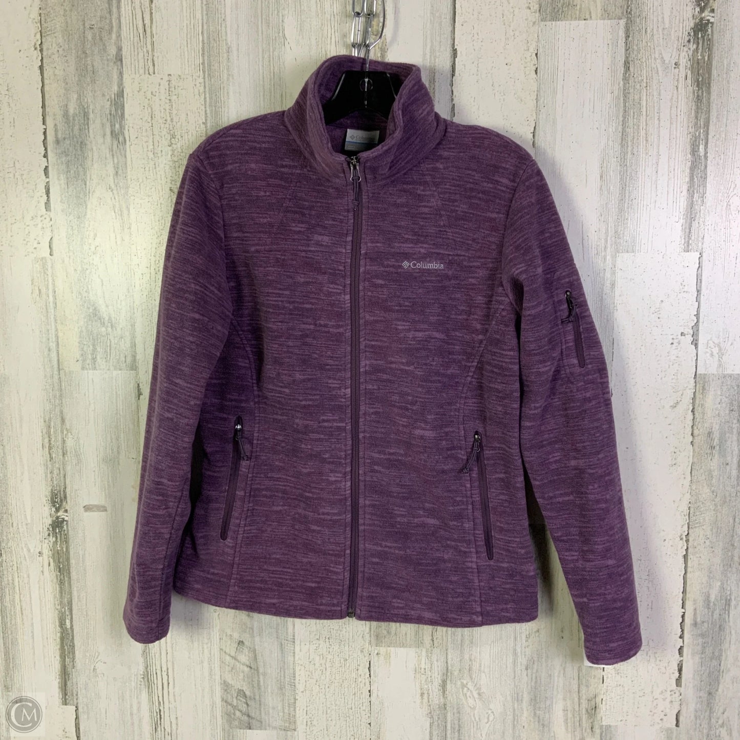 Jacket Fleece By Columbia In Purple, Size: M