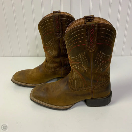 Boots Western By Ariat In Brown, Size: 8.5