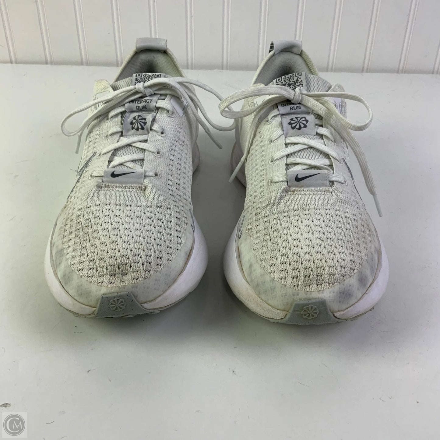 Shoes Athletic By Nike In White, Size: 9