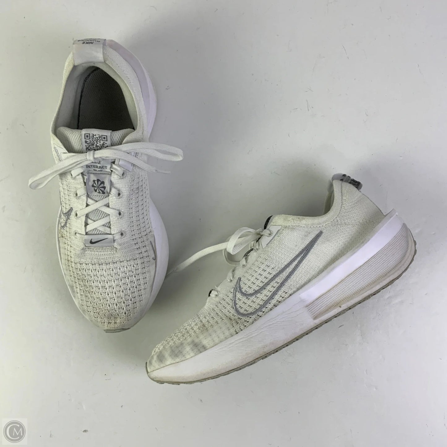 Shoes Athletic By Nike In White, Size: 9