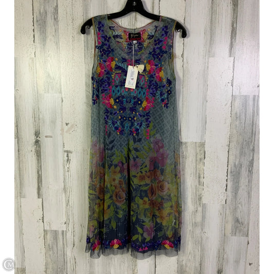 Dress Designer By Johnny Was In Aqua, Size: S