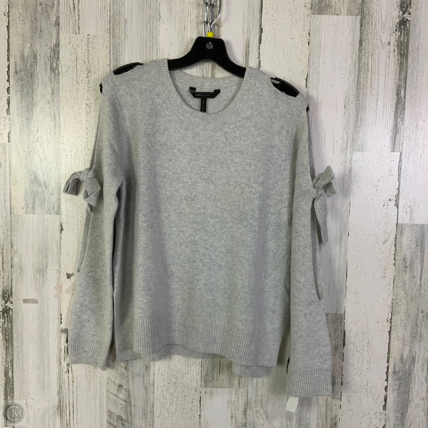Sweater By Bcbgmaxazria In Grey, Size: M