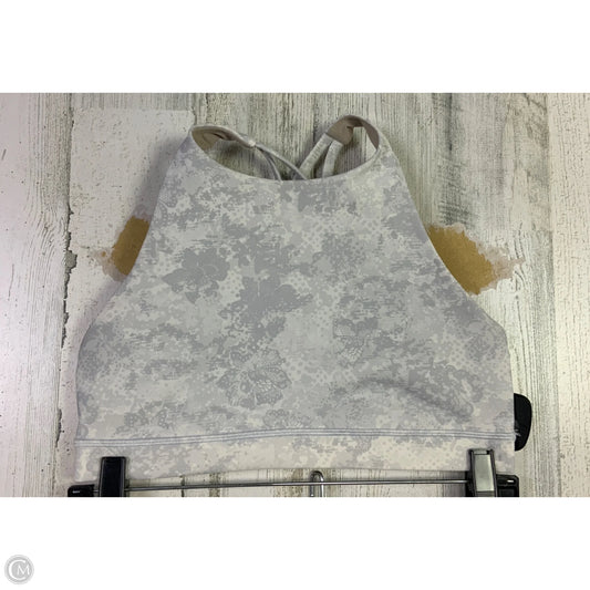 Athletic Bra By Lululemon In Grey, Size: 8