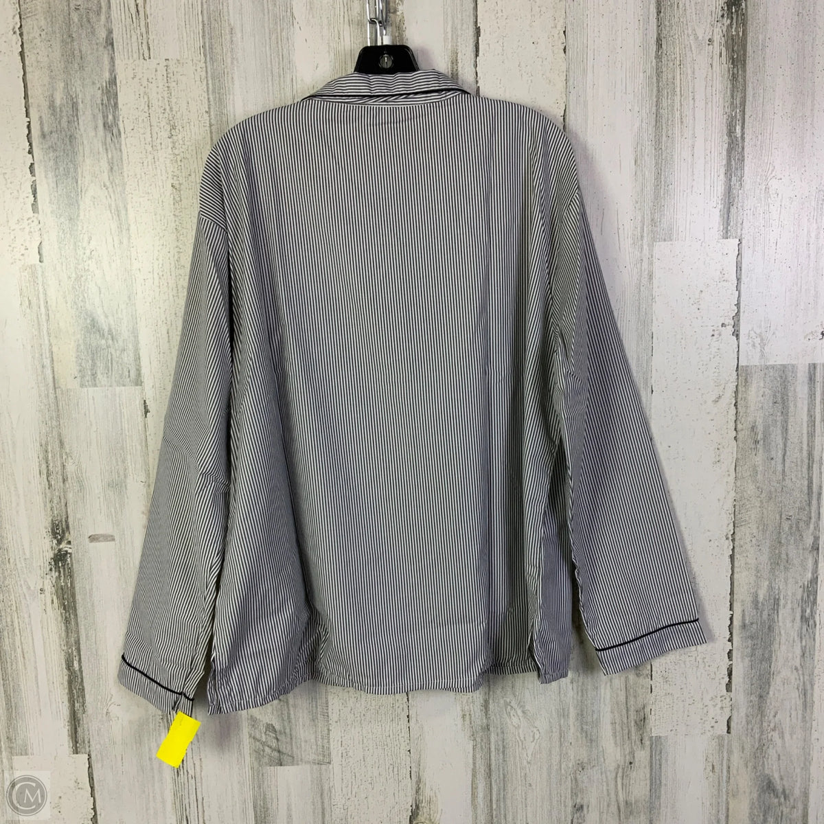 Pajamas 2pc By Cmf In Grey & White, Size: 1x