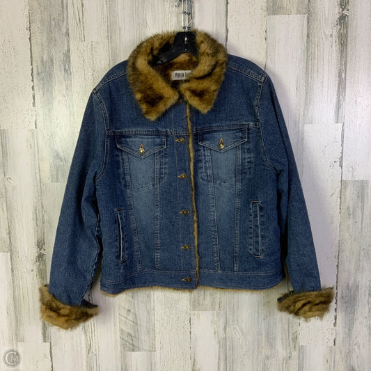 Coat Other By Marvin Richards In Blue Denim, Size: L
