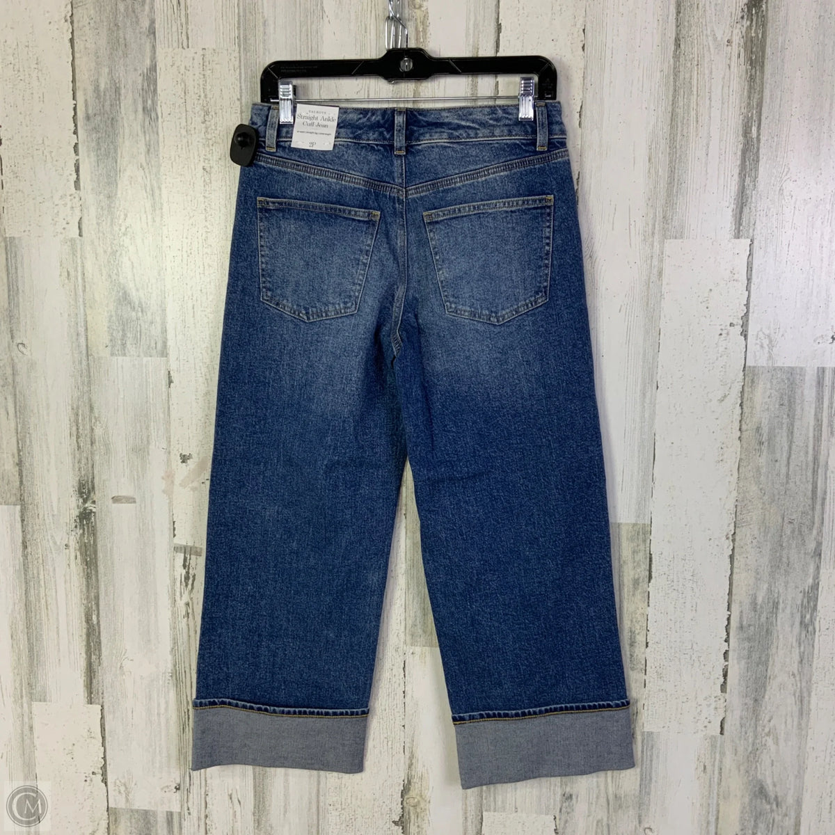 Jeans Straight By Talbots In Blue Denim, Size: 2p