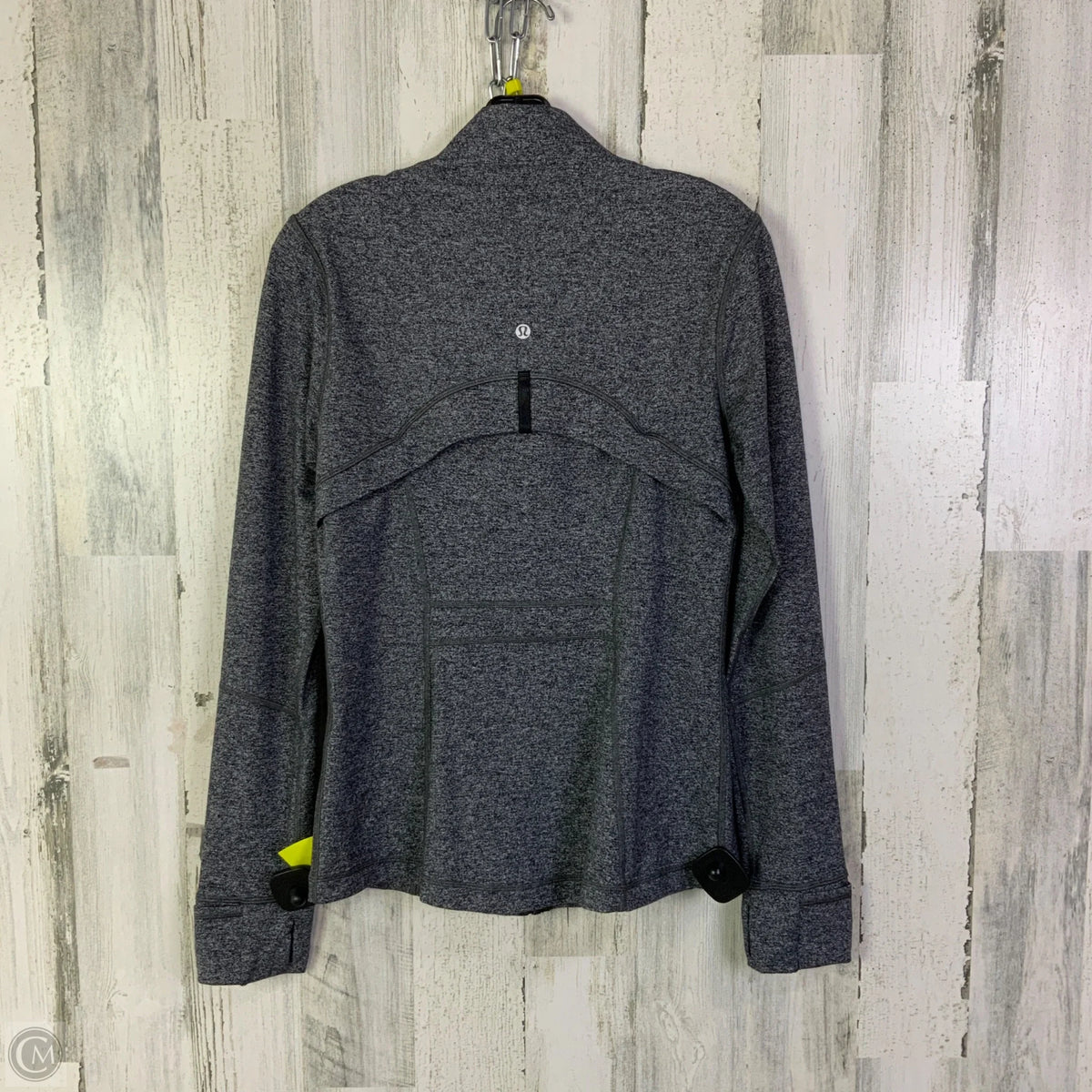 Athletic Jacket By Lululemon In Grey, Size: 10