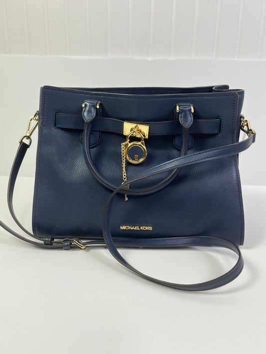 Handbag Designer By Michael Kors In Navy, Size:Medium