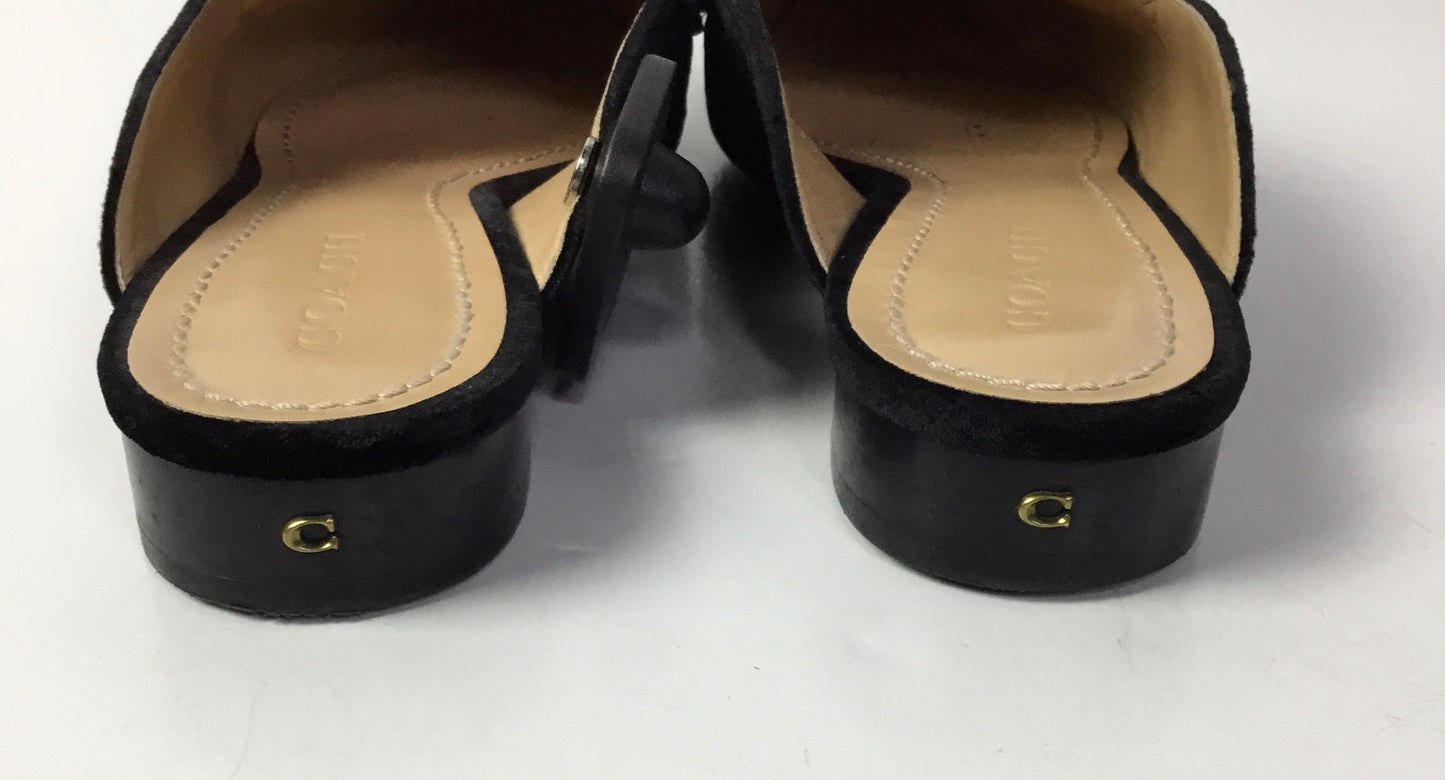 Shoes Designer By Coach In Black, Size: 9