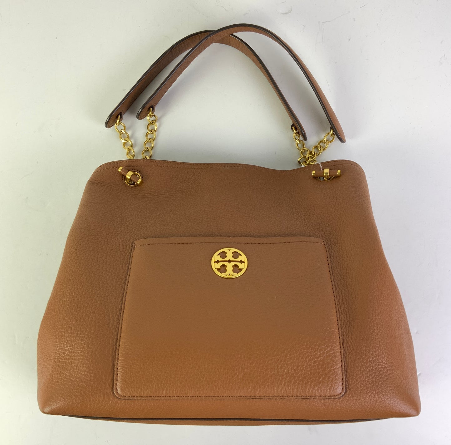 Handbag Designer By Tory Burch In Brown, Size:Large