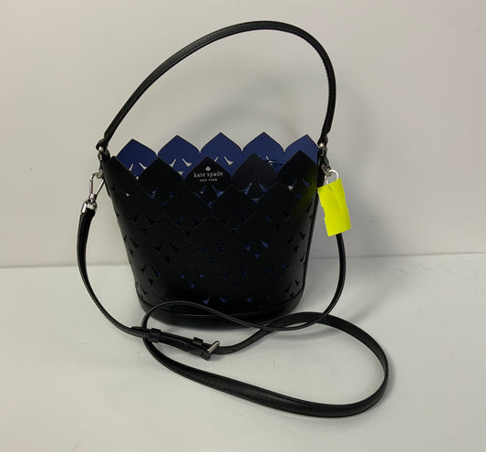 Crossbody Designer By Kate Spade In Black & Blue, Size:Medium