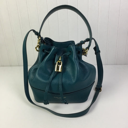 Handbag Designer By Marc Jacobs In Teal, Size:Medium