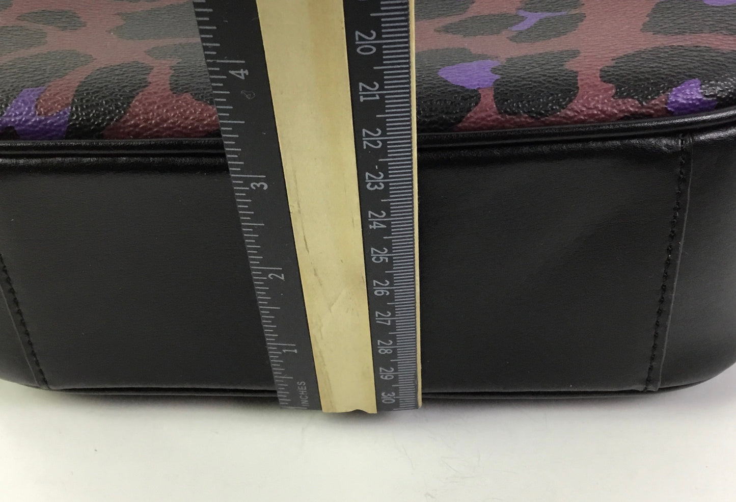 Crossbody Designer By Coach In Black & Purple, Size:Small