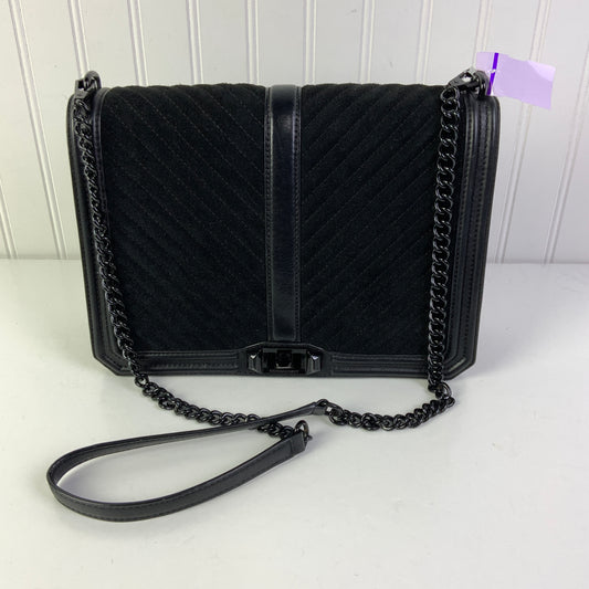 Crossbody Designer By Rebecca Minkoff In Black, Size:Medium