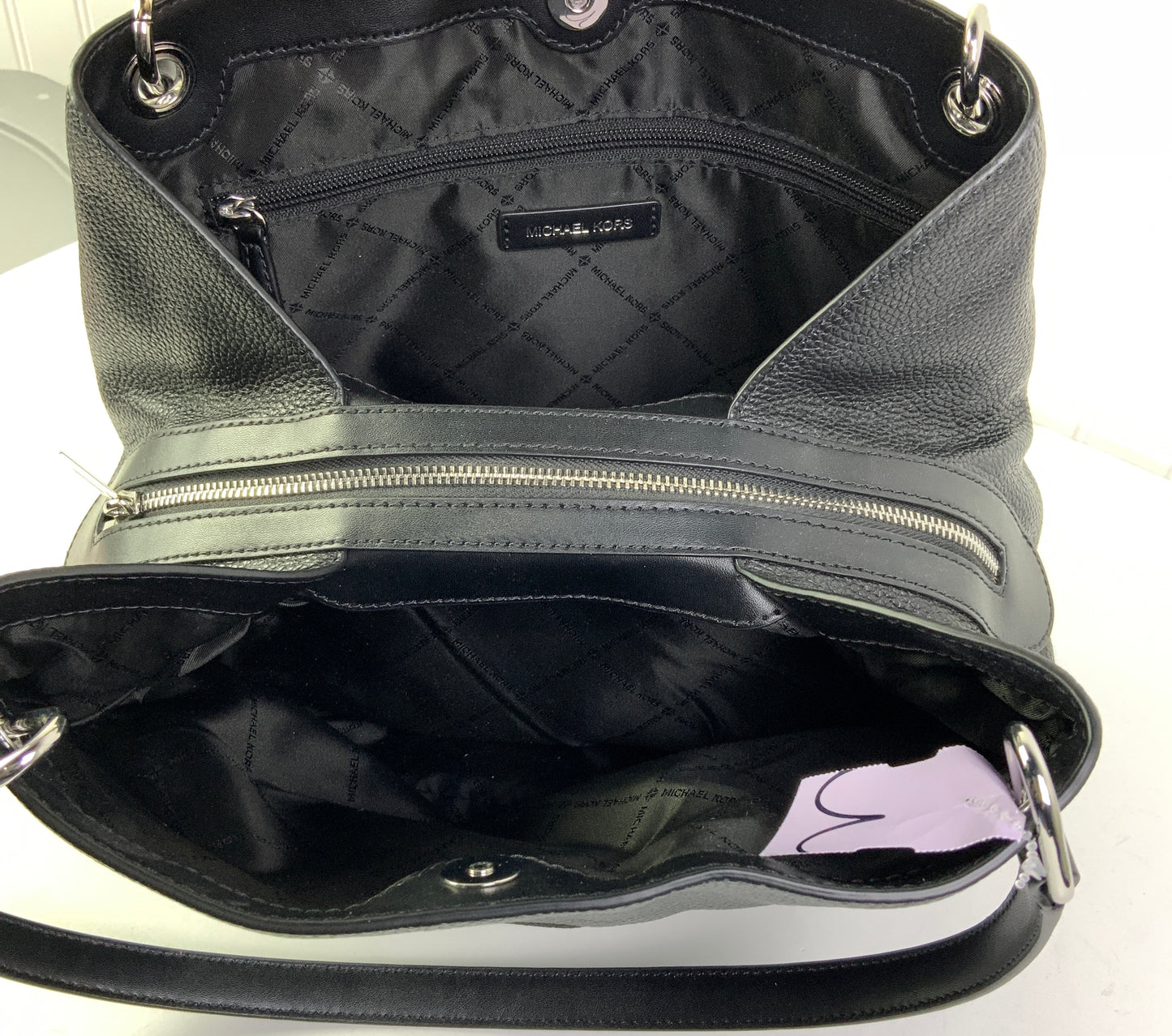 Handbag Designer By Michael Kors In Black, Size:Medium
