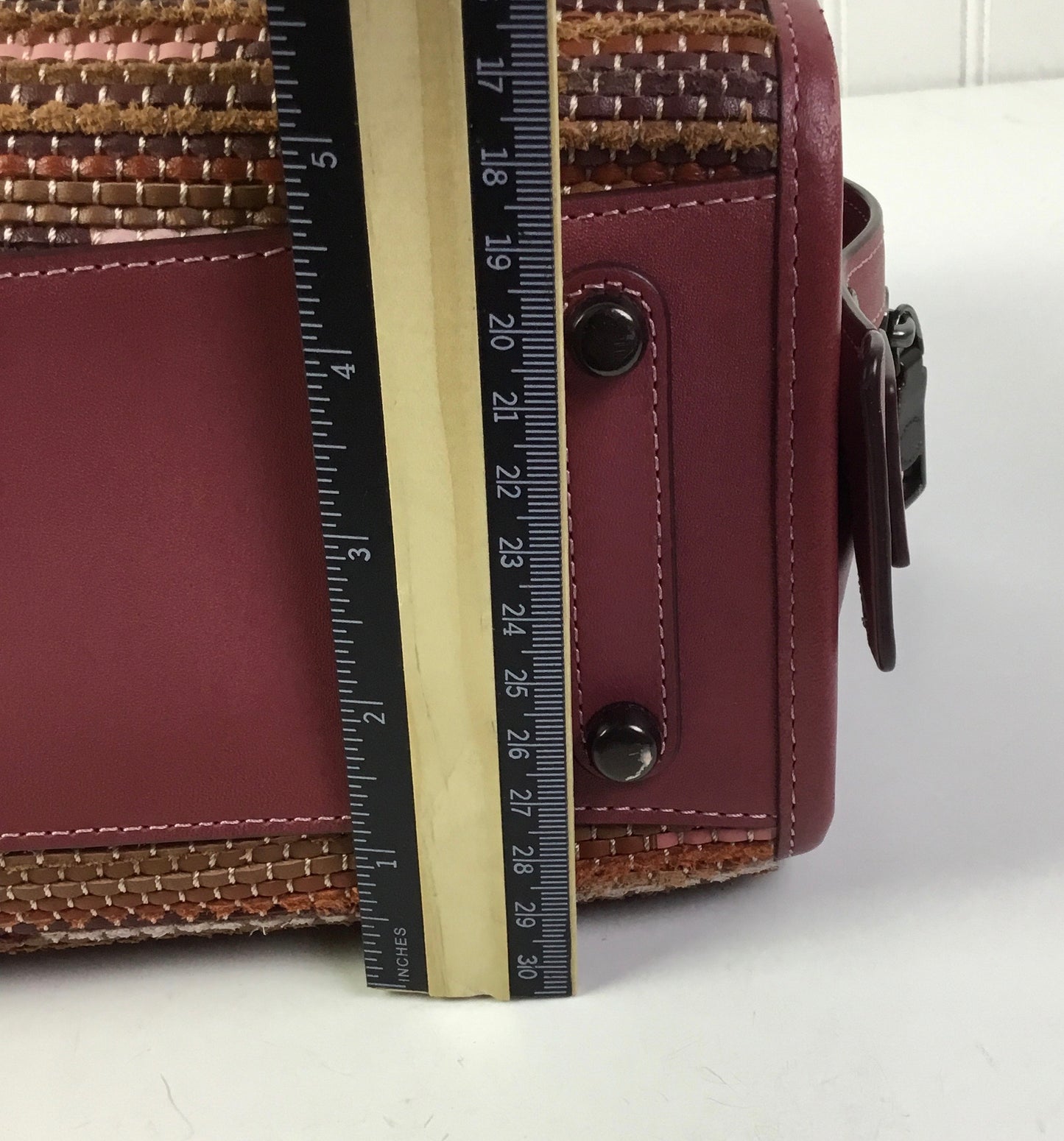 Crossbody Designer By Coach In Pink, Size:Medium