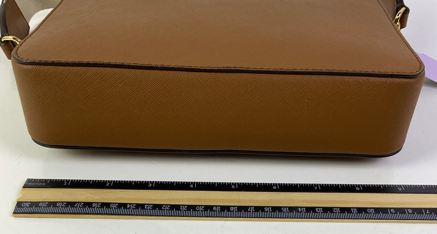Crossbody Designer By Michael Kors In Brown, Size:Medium