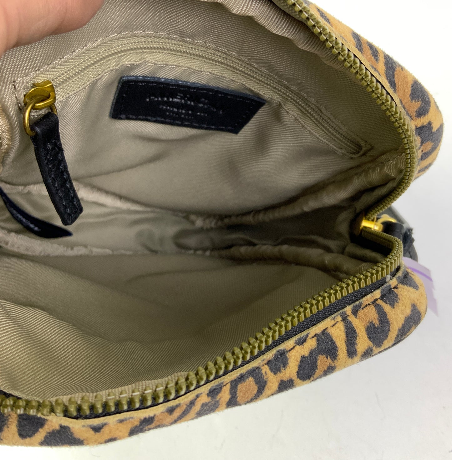 Crossbody Leather By Clothes Mentor, Size: Small
