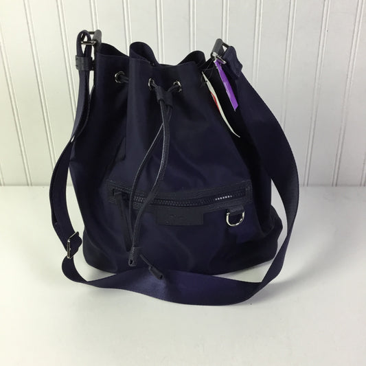 Handbag Designer By Longchamp In Navy, Size:Medium