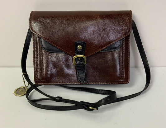 Crossbody Designer By Patricia Nash In Black & Brown, Size:Small