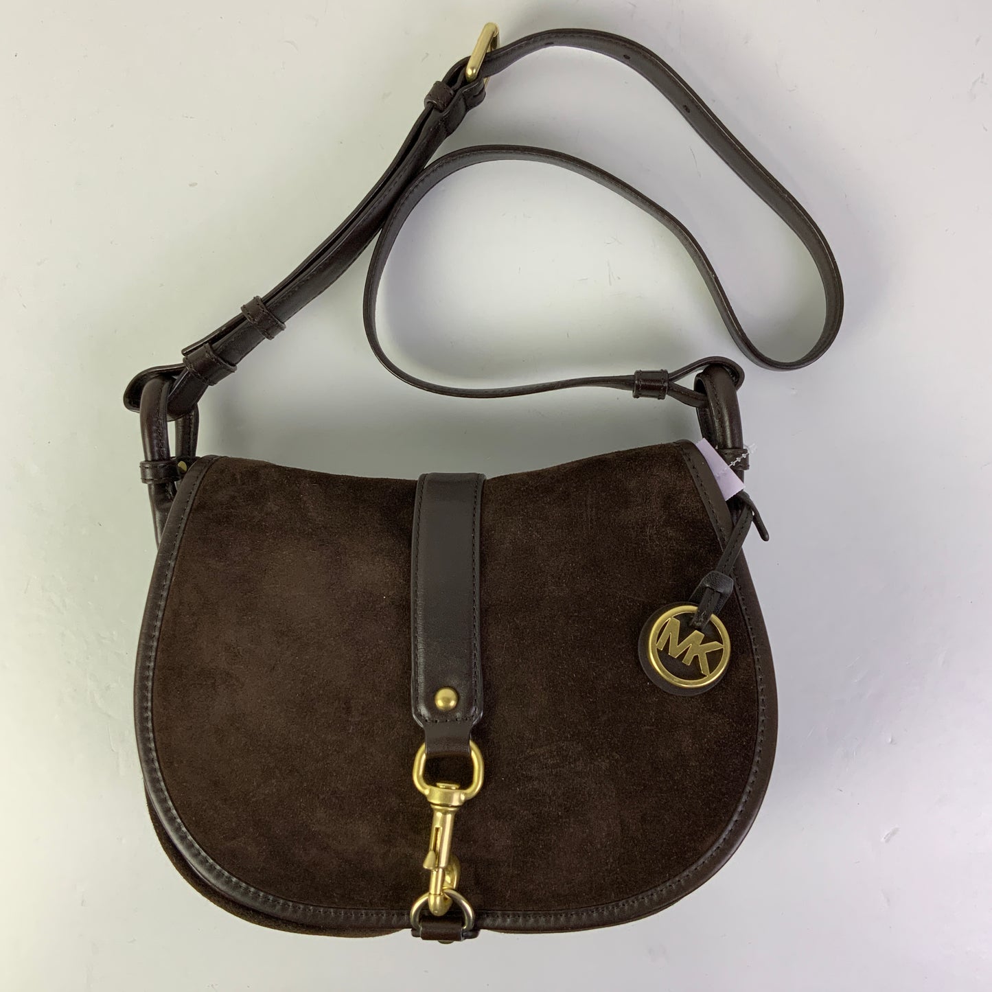 Crossbody Designer By Michael Kors In Brown, Size:Medium