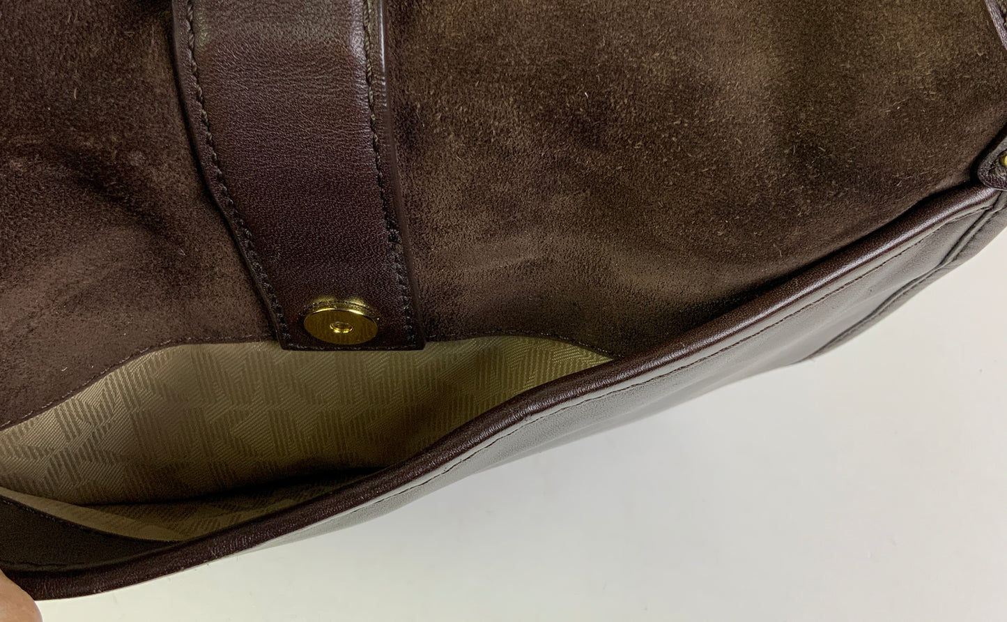 Crossbody Designer By Michael Kors In Brown, Size:Medium