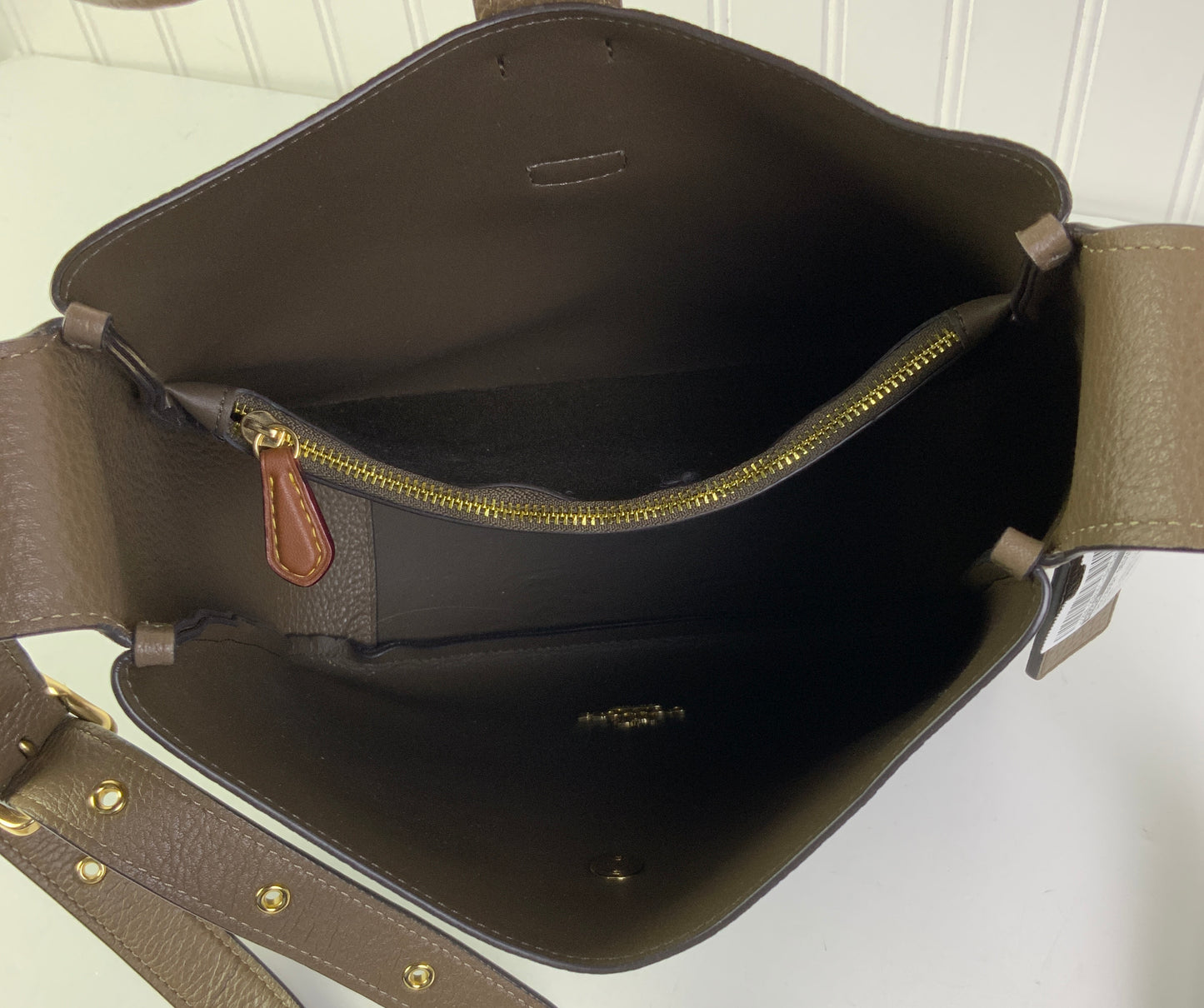 Crossbody Designer By Coach In Brown, Size:Small