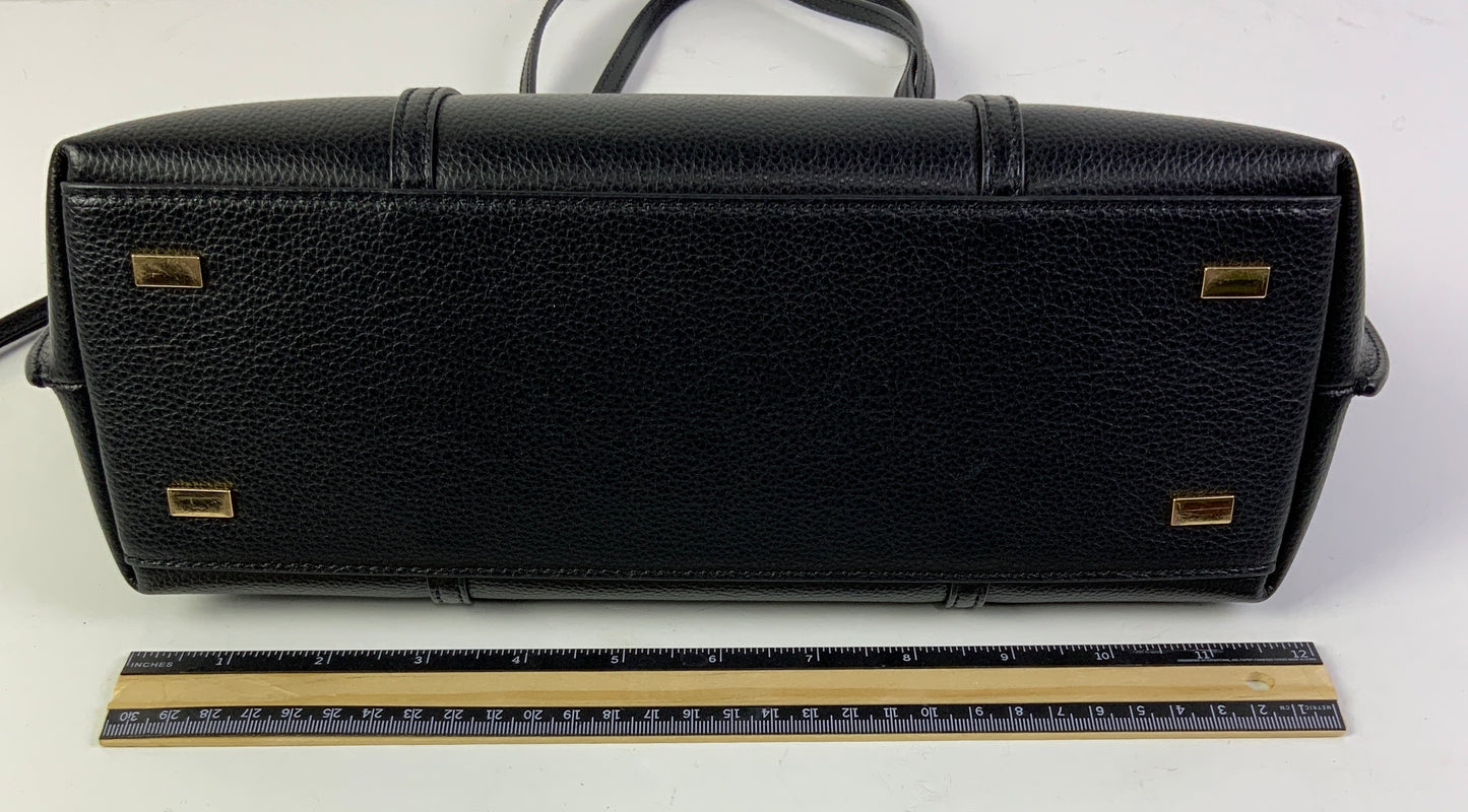 Handbag Designer By Tory Burch In Black, Size:Medium