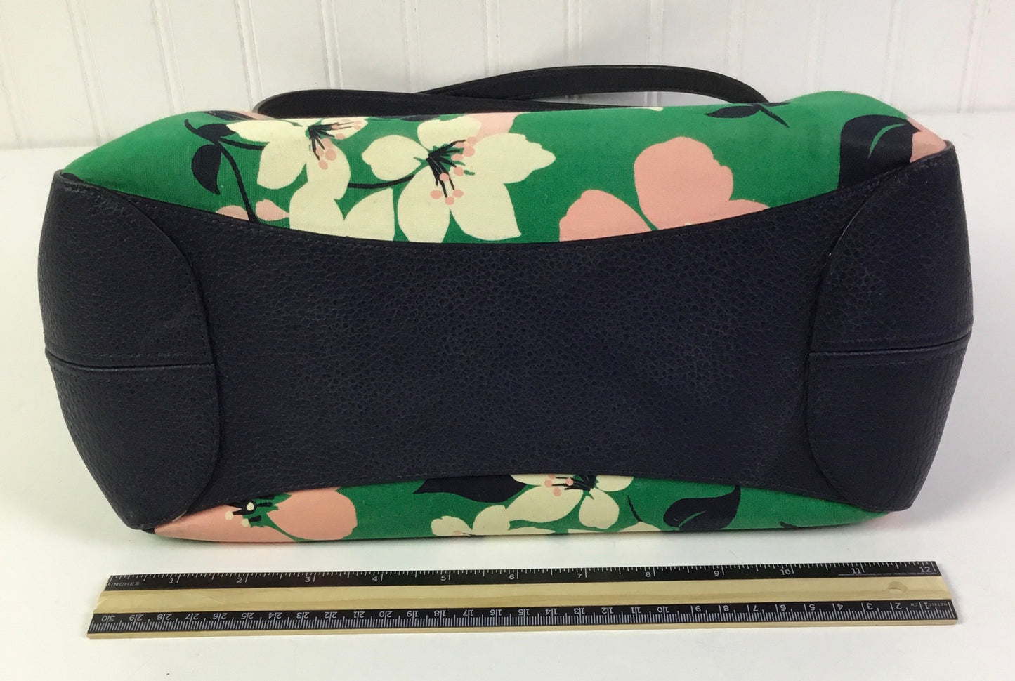 Handbag Designer By Kate Spade In Blue & Green, Size:Medium