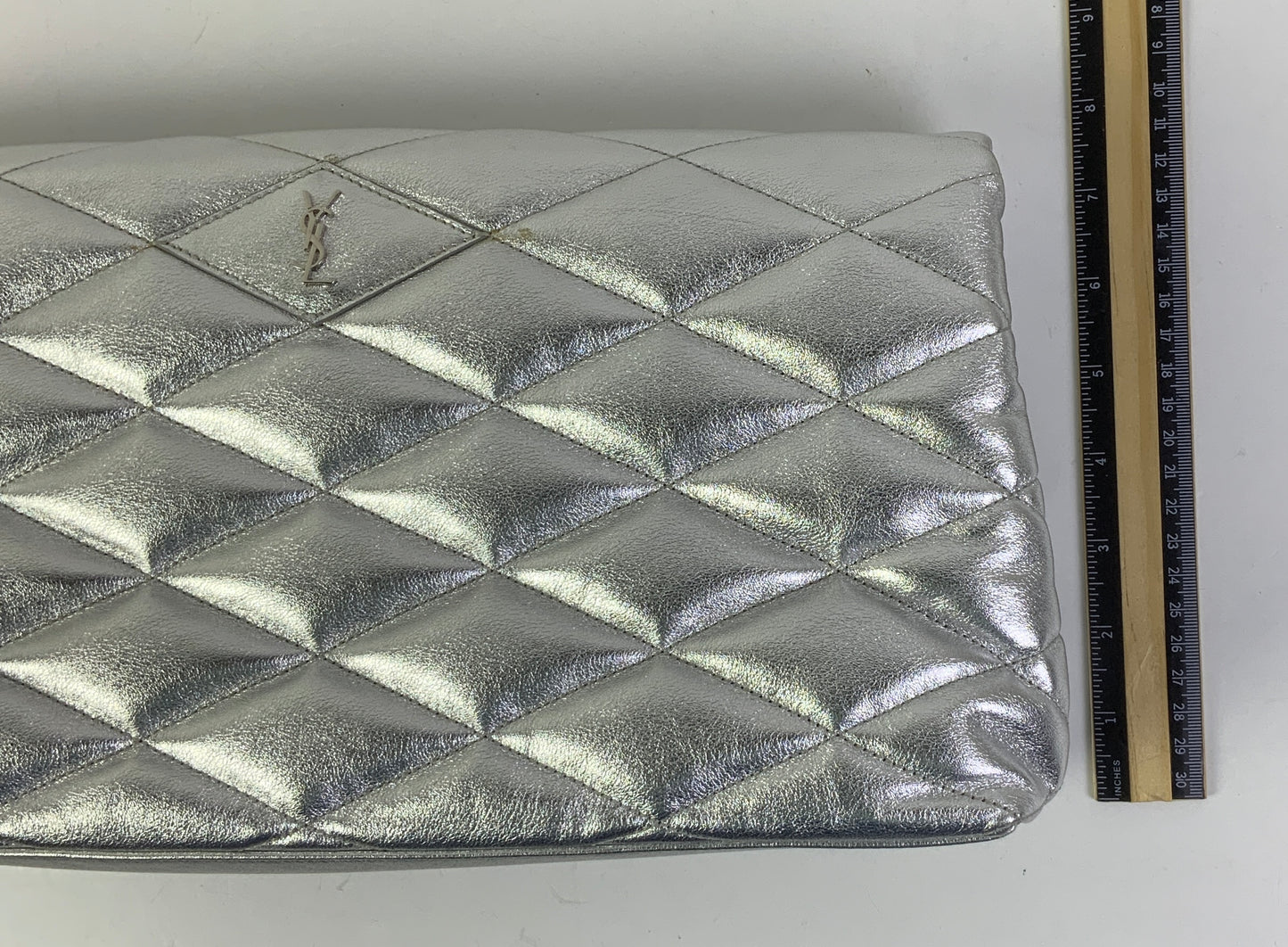 Clutch Luxury Designer By Yves Saint Laurent, Size: Large