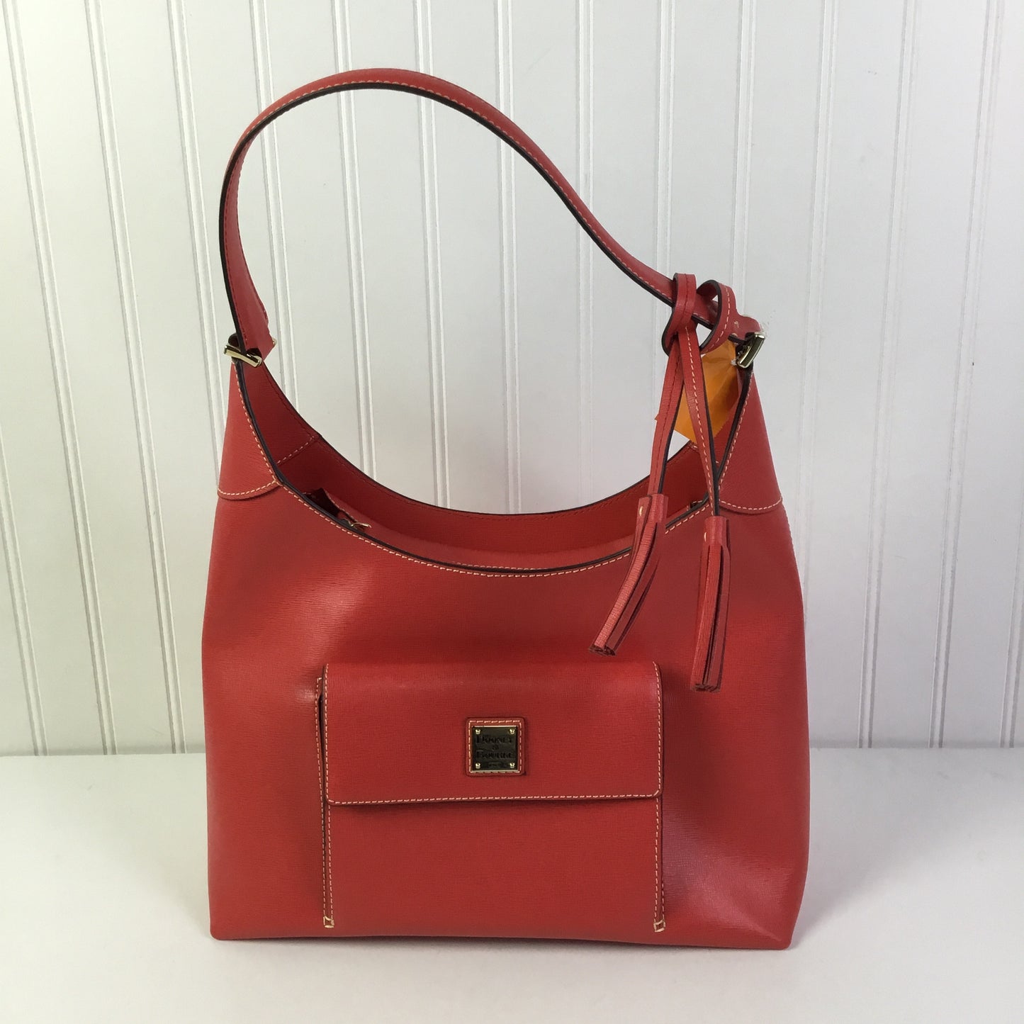 Handbag Designer By Dooney And Bourke In Red, Size:Medium