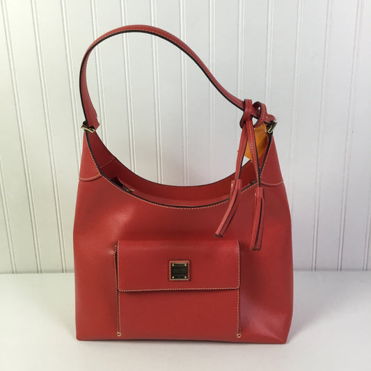 Handbag Designer By Dooney And Bourke In Red, Size:Medium