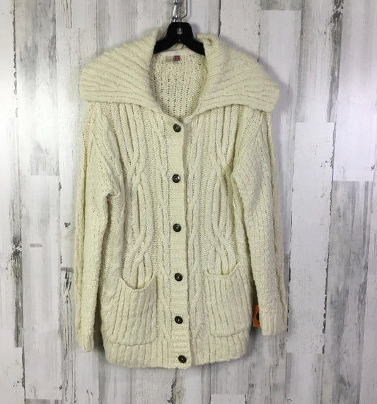 Sweater Cardigan By Pilcro In Cream, Size:S