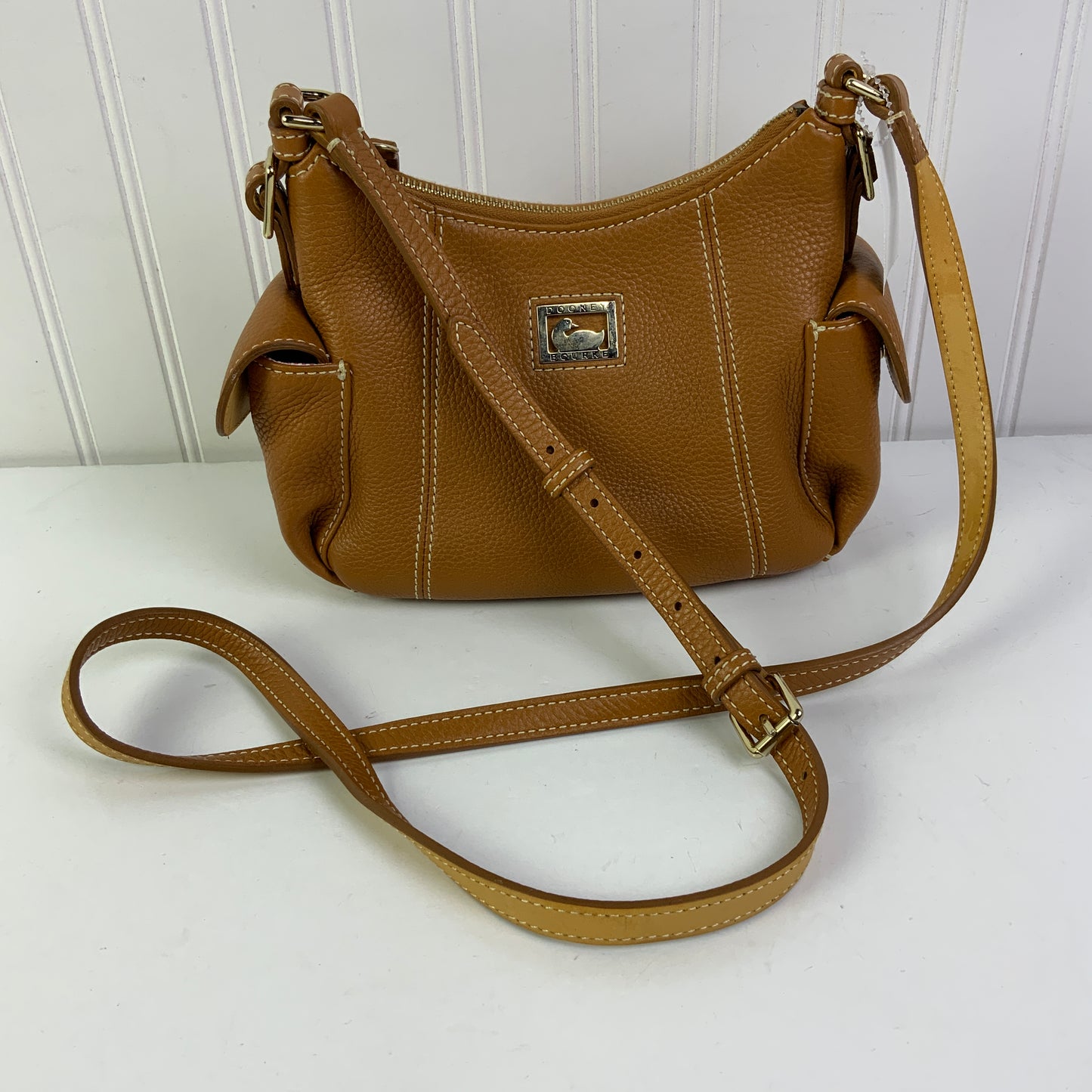 Crossbody Designer By Dooney And Bourke In Brown, Size:Small