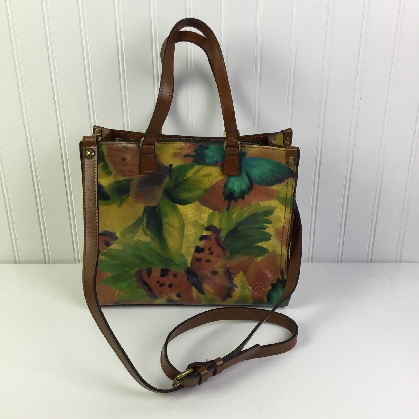 Handbag Designer By Patricia Nash In Yellow, Size:Medium
