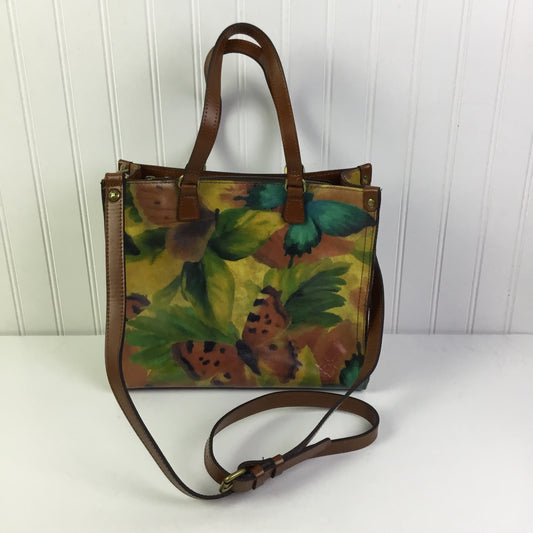 Handbag Designer By Patricia Nash In Yellow, Size:Medium